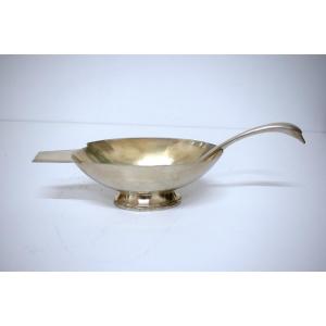 Christian Fjerdingstad Gallia Swan Sauce Boat, Silver Plated, Christofle, Ref1205 