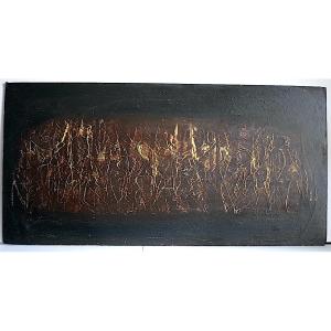 Abstract Mixed Media, Unsigned, 20th Century, 1970s, Rt1398