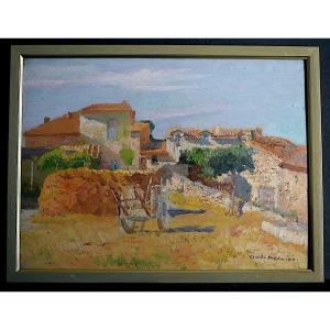 Claude Firmin Aka Le Goy Monclar Avignon Provence Dated 1910 Impressionist Rt1417