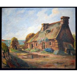 Landscape Of Brittany, Ploumanac'h, Côtes-d'armor, Breton Oratory, Monogram Hc Rt1426