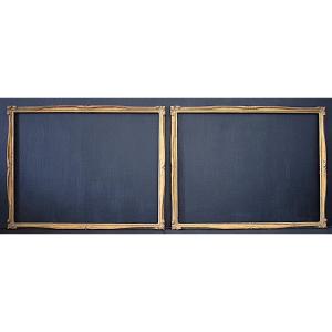 Wooden Frames For Engraving Or Watercolor. Rabbet 35 X 27cm, Picture Size 5f Frame Ref C1258