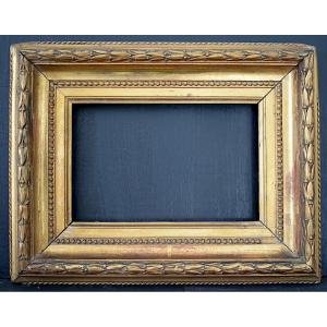 Barbizon Frame, 19th Century, Rabbet, 18 X 12 Cm, Painting Size, 0p Frame Ref C1259