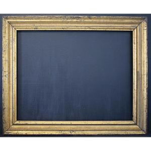 Frame XIX ème Bois Doré Feuillure 62 X 48 Cm Frame Ref C1263