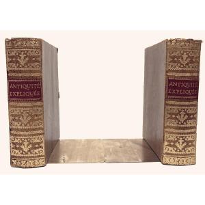 Trompe l'Oeil Bookends Antique Binding Ref1136