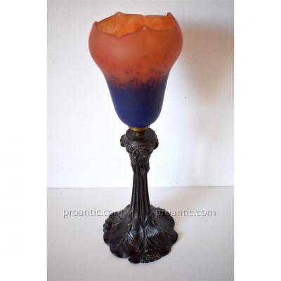 Art Nouveau Lamp Water Lily Water Lily Tulip Schneider 1900 Ref88