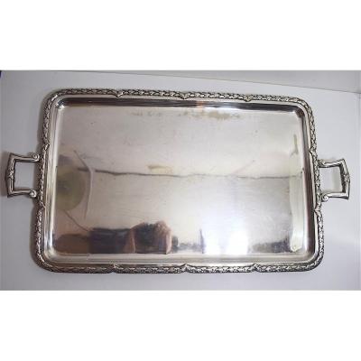 Art Nouveau 86 Cm Silver Metal Tray Hotel Wittebrug Netherlands Holland Jugendstilref115
