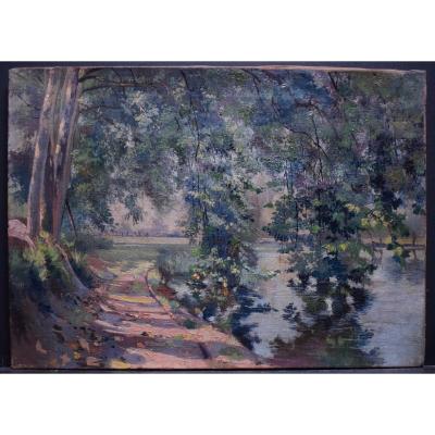 Impressionist Landscape River XIX Rt228