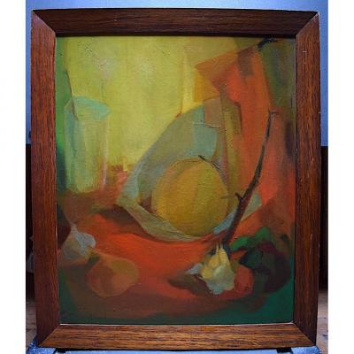 Still Life With Fruits Modernist Composition XX Rt253