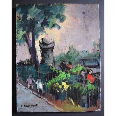 Le Kiosque Paris Genevieve Chapront Fauve Impressionist XX Rt278