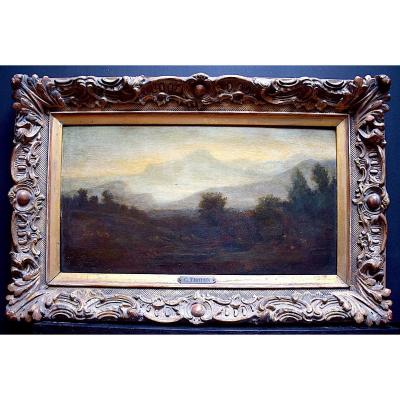 Constant Troyon Impressionist Mountain Landscape XIX Rt326 