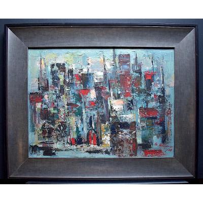 Victor Avakimian Russian Abstract Cubist XX Rt333