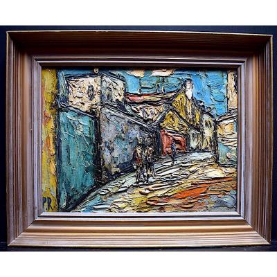 Paris School Street Scene Monogram Pr XX Rt342