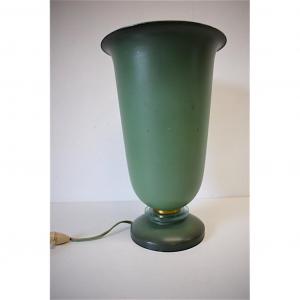 Cornet Lamp Art Deco Period With Indirect Lighting In Metal And Glass Around 1925 - 1940 Ref184