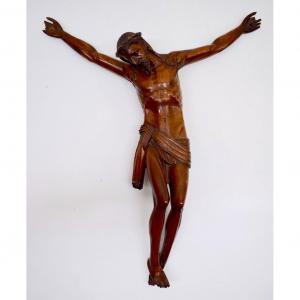 * Christ In Carved Boxwood XVIII Century Ref317