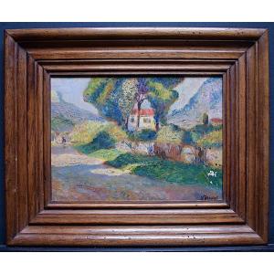 Victor Senchet Surroundings Of Toulon Provençal Landscape Provence Impressionist XX Rt530