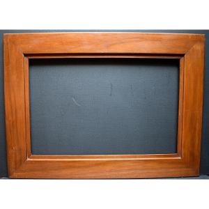 Wood Frame With Watercolor Drawing or Engraving End XIX 44 X 29 Cm Ref C170