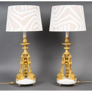Pair Of 19th Century Lamps