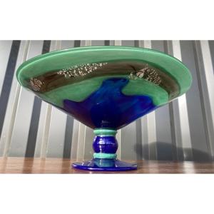 A Delatte - Important Fruit Bowl - XXth