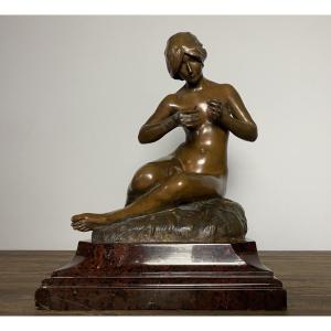 Alexandre Clerget - Young Woman In Bronze