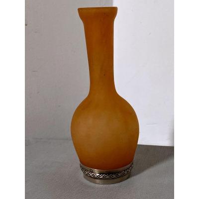 Glass Paste And Silver Soliflore