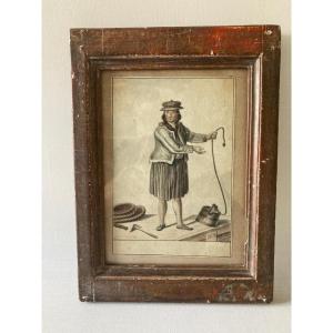 17th Century Engraving The Mason Builder Old Trades