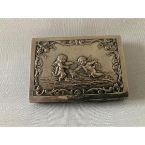 Silver Box Snuff Box Pill Box