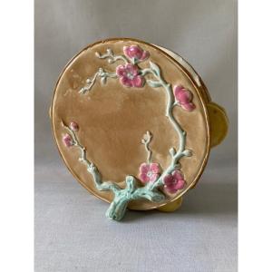 Tambourine Barbotine Cherry Blossoms