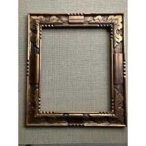 Art Deco Golden Wood Frame