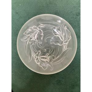 Large Verlys Art Deco Iris Cup