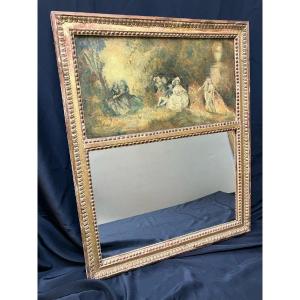 Trumeau With Gallant Scene Decor