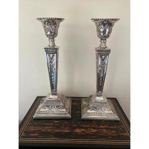 Pair Of Silver Bourgeois
