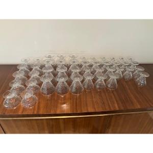 Baccara Crystal Glasses Service Model Brindisi