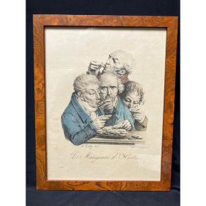 The Oyster Eaters By Louis Léopold Boilly