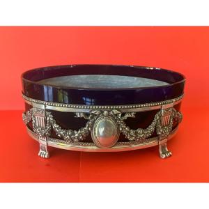 Cast Silver Table Planter