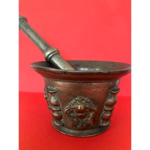 17th Century Bronze Apothecary Mortar