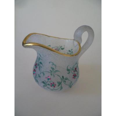 Small Frosted Crystal Pot