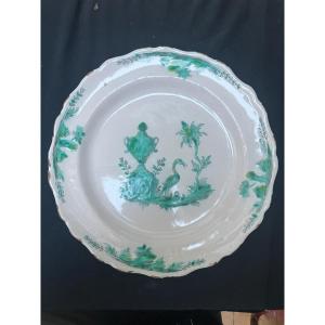 Earthenware Plate From Moustiers 