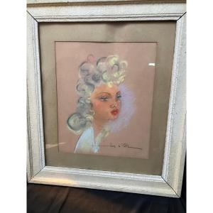 Elegant Pastel From The 1950s