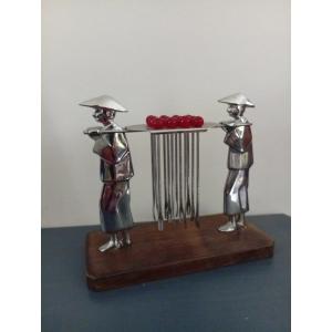 Art Deco Chinese Cocktail Pick Holder
