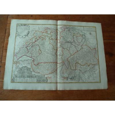 Map The Swiss Their Subjects And At The Paris Alliez