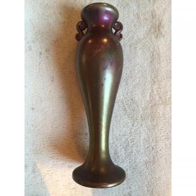 Vase Vallauris Jean Gaziello Decor Iridescent