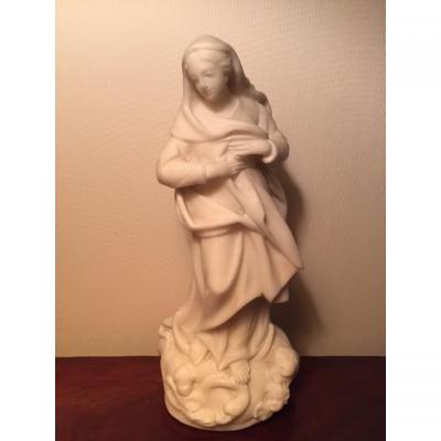 Marble Statue Of The Virgin