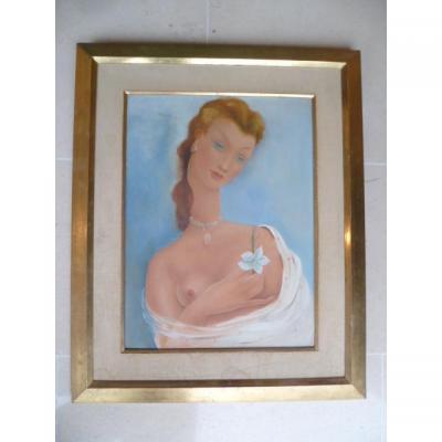 The Elegant Oil On Panel