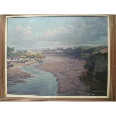 Gustave De Keukelaere (1881-1950) Port Breton