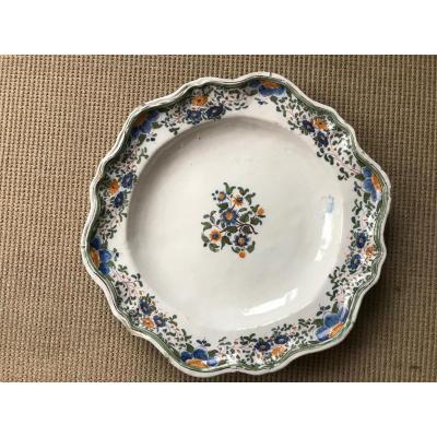 Plat En Faïence De Moustiers Époque XVIIIe