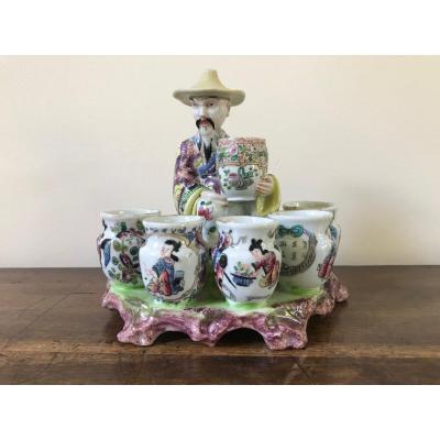 Bayeux Porcelain Brush Holder