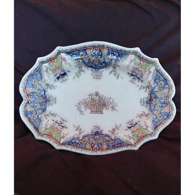 Desvres Fourmaintraux - Plat En Faïence