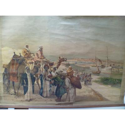 Rudolf Hellgrewe (1860-1926) - Sueskanal