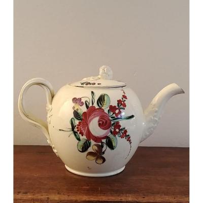 Théière Anglaise En Faïence Fine