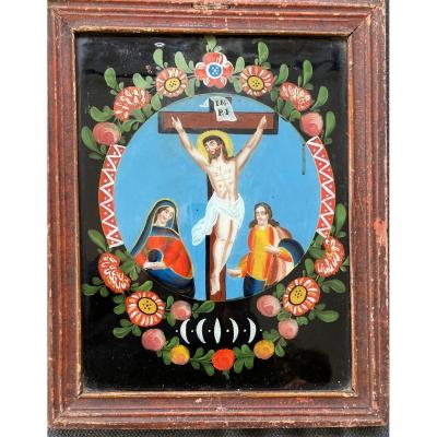 Large Fixed Under Alsatian Glass